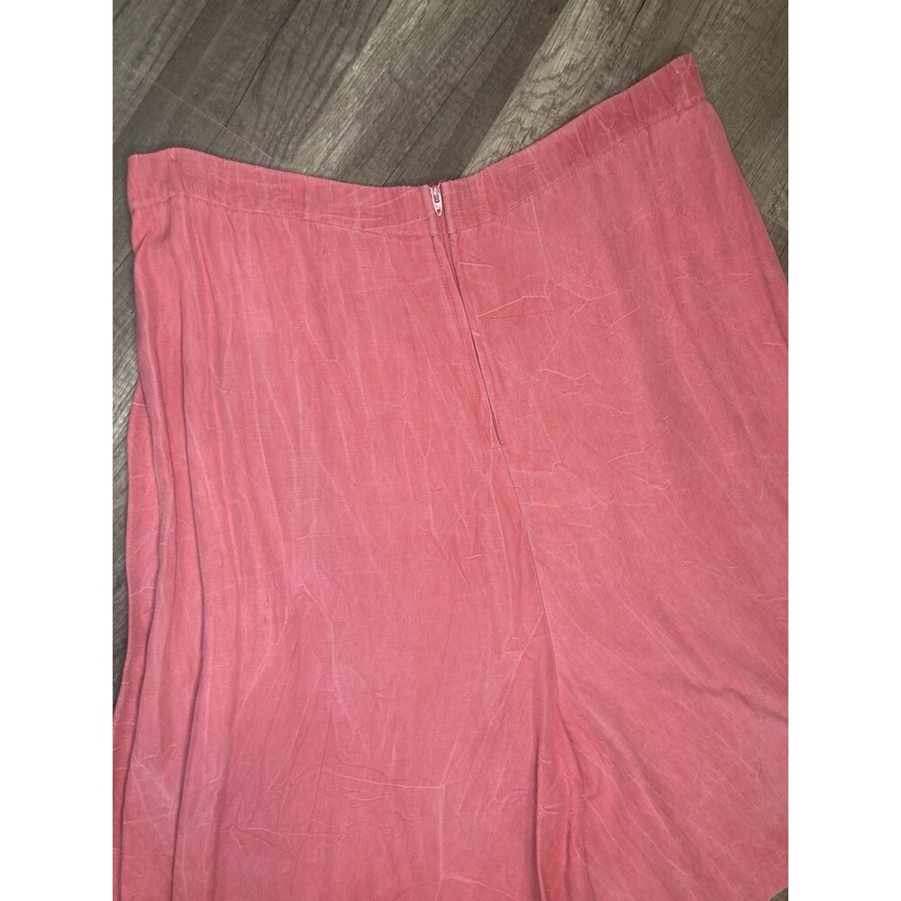 80s Sheri Martin Womens 14 Pant Suit Skorts 2 Piece Rose Pink Y2K Friends Office - Picture 11 of 13